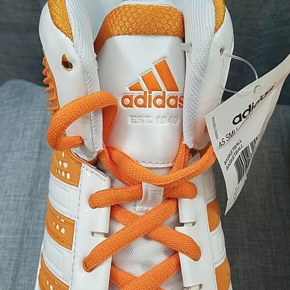 Adidas Adipure LIMITED Men\'s  Basketball Sneakers - Orange / white GS, SZ 14 main image 6
